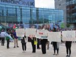 Palestinian Demo at MediaCityUK Salford